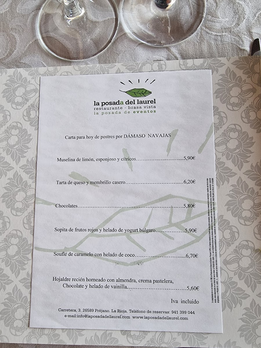 Restaurante La Posada Del Laurel Photo Menu 8