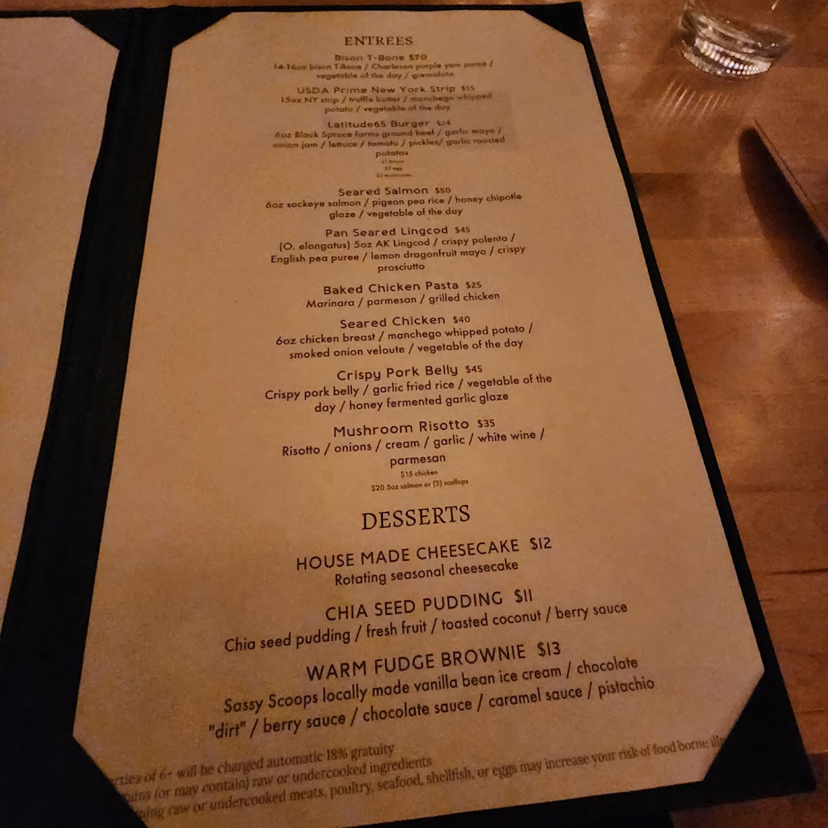 Latitude 65 Photo Menu 5
