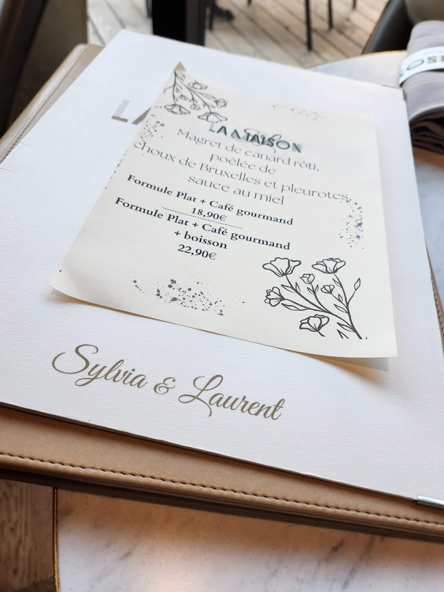 Restaurant La Maison S&L - Saint Quentin Photo Menu 5