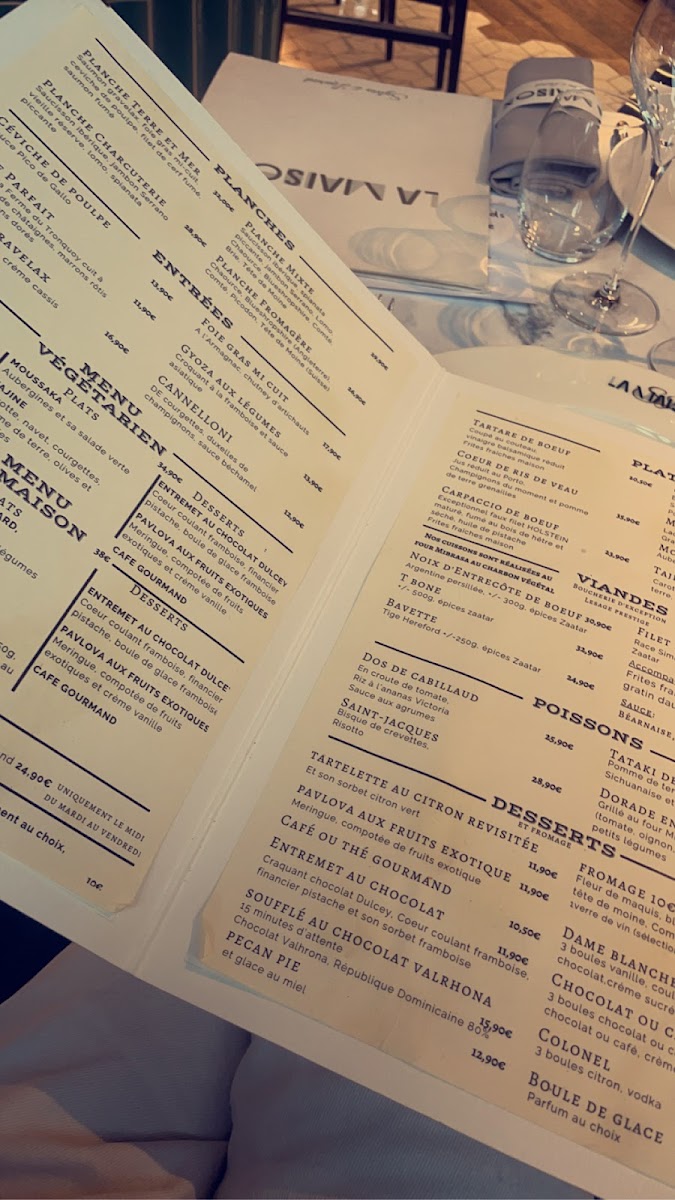 Restaurant La Maison S&L - Saint Quentin Photo Menu 7