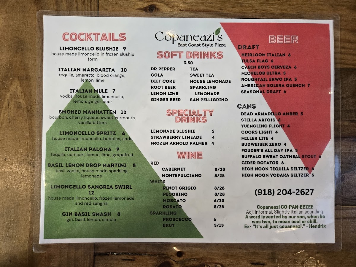 Copaneazi’s Pizza South Photo Menu 4