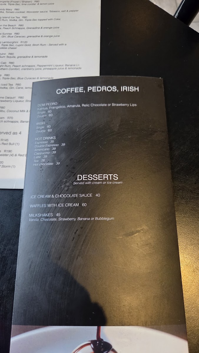 Tipples Bar & Grill, Durbanville Photo Menu 10