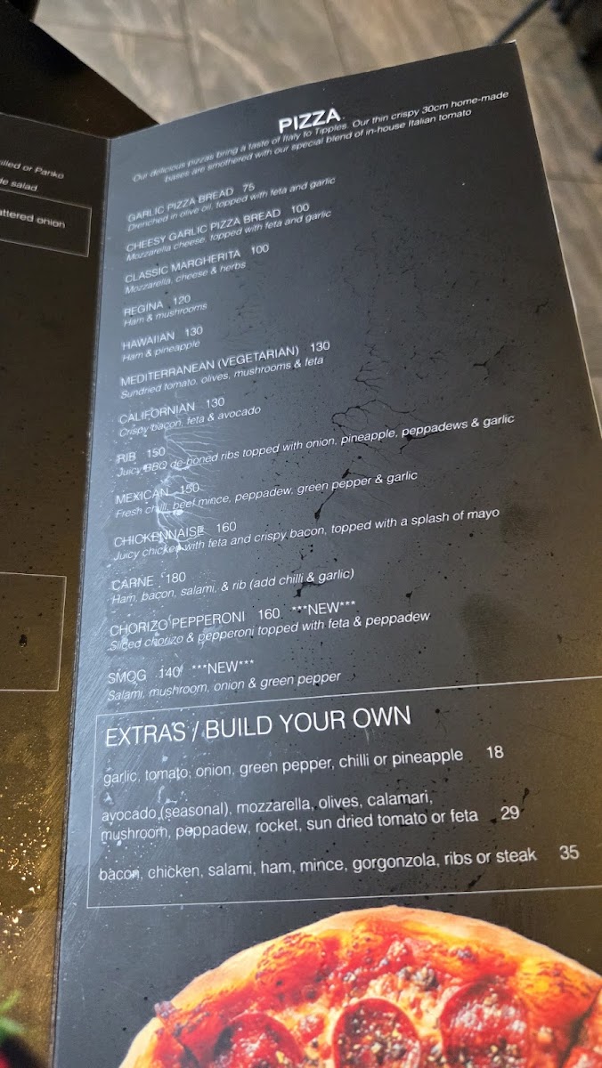 Tipples Bar & Grill, Durbanville Photo Menu 4