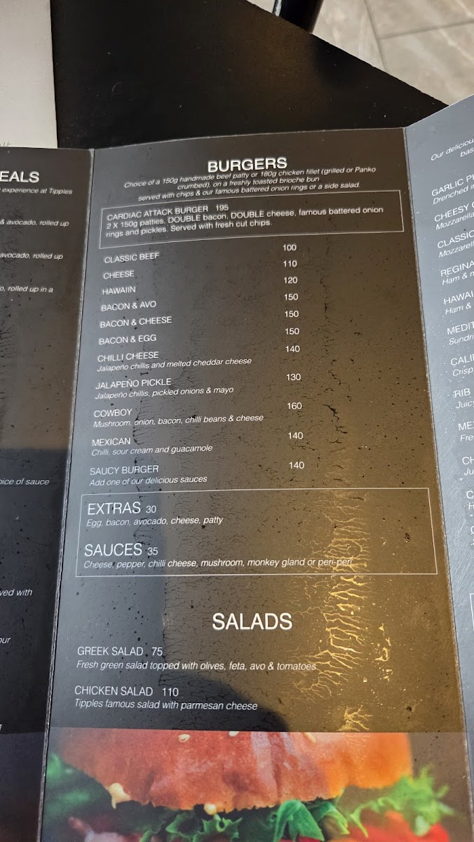 Tipples Bar & Grill, Durbanville Photo Menu 6