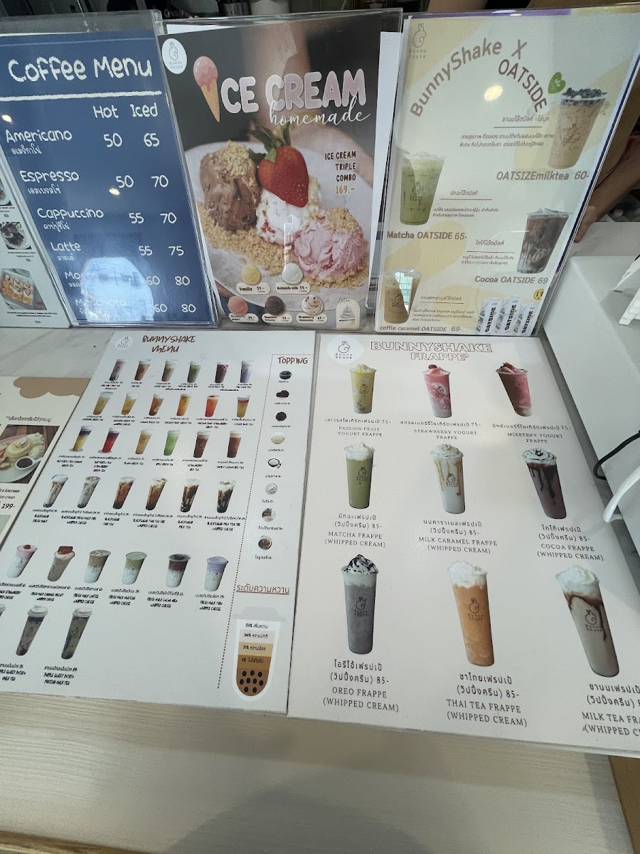 Bunny Shake Cafe แปดริ้ว Photo Menu 10