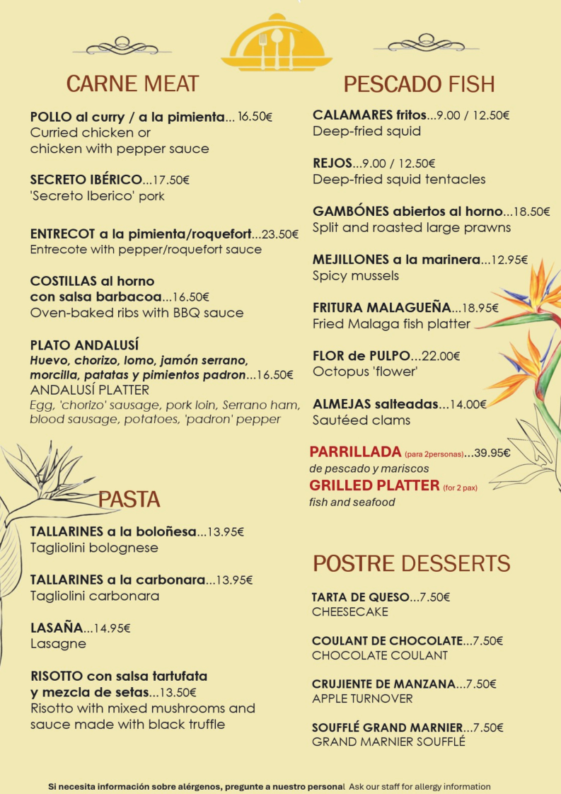 Restaurante Rincón del Sevillano Photo Menu 1