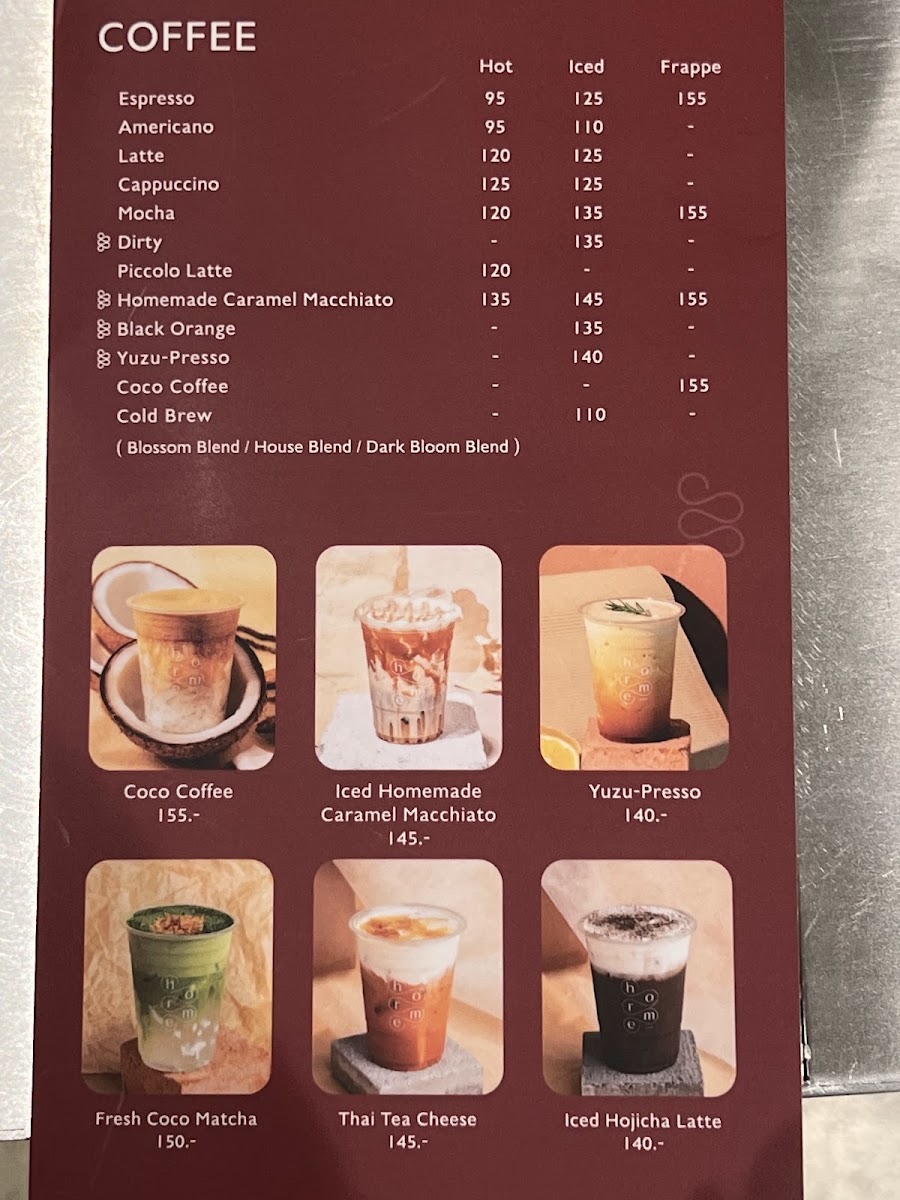 Horme Cafe Nonthaburi Photo Menu 1