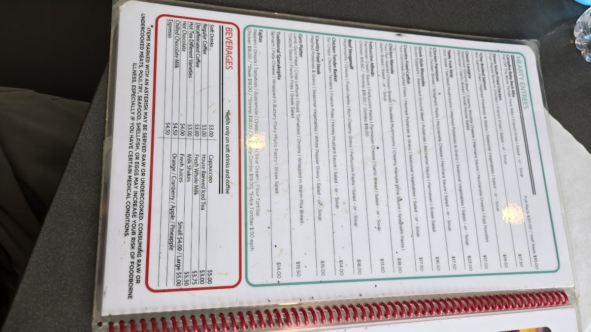 Metro Cafe Diner Photo Menu 6
