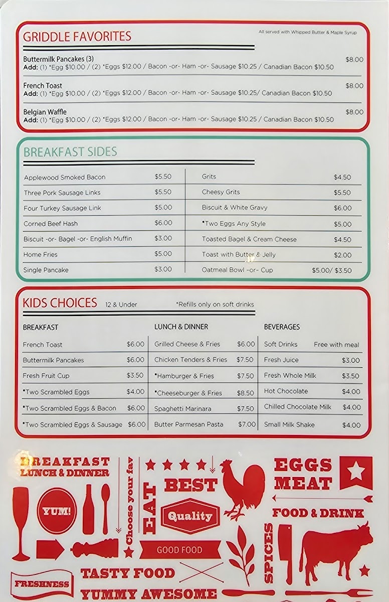 Metro Cafe Diner Photo Menu 7