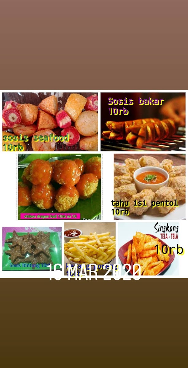 Comic Zone kuliner (Aneka Makanan Dan Minuman Kekinian) Photo Menu 6