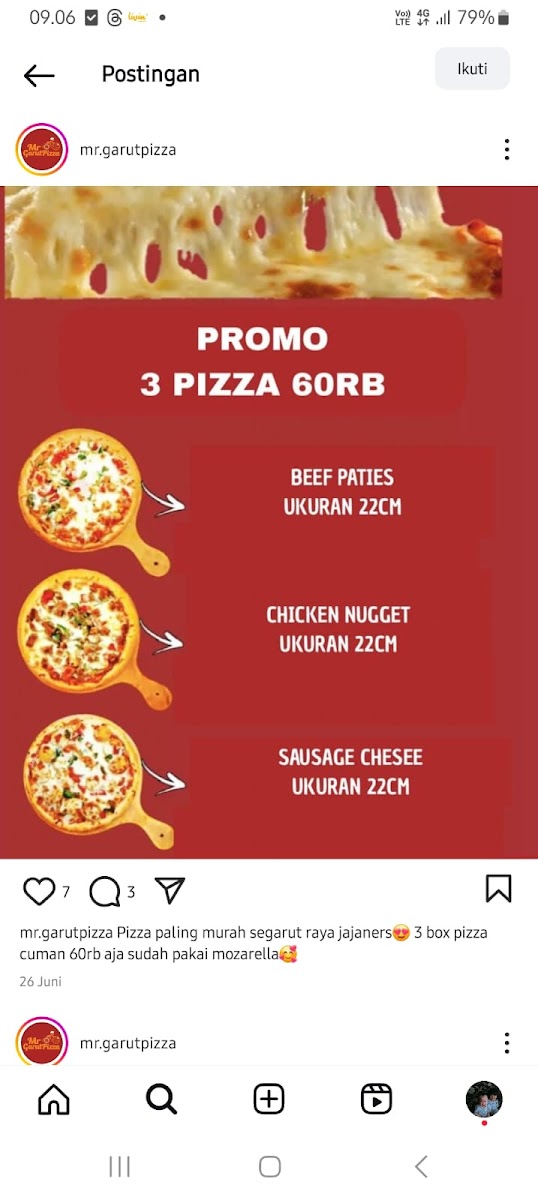 Mr.Garut Pizza Photo Menu 2