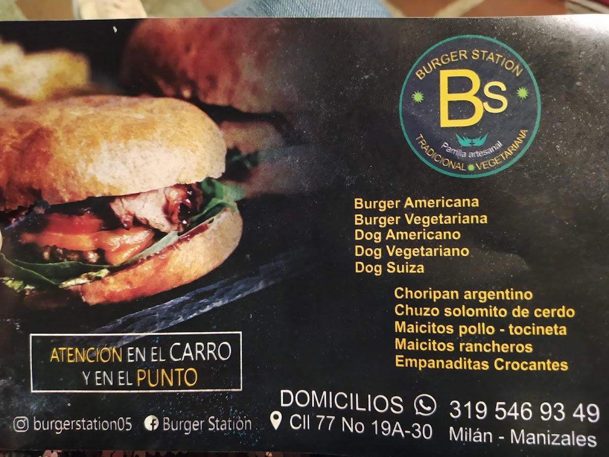 Burger Station Photo Menu 1