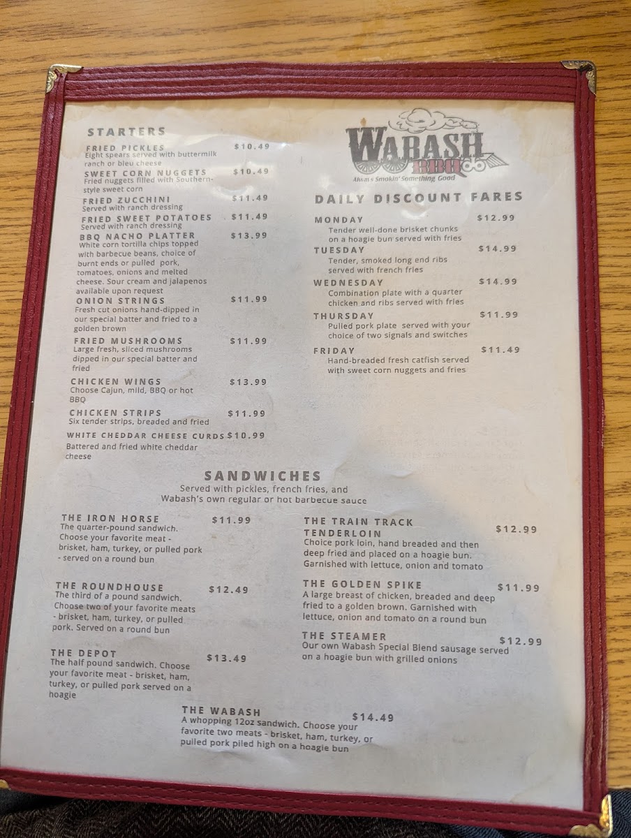 Wabash BBQ Photo Menu 8