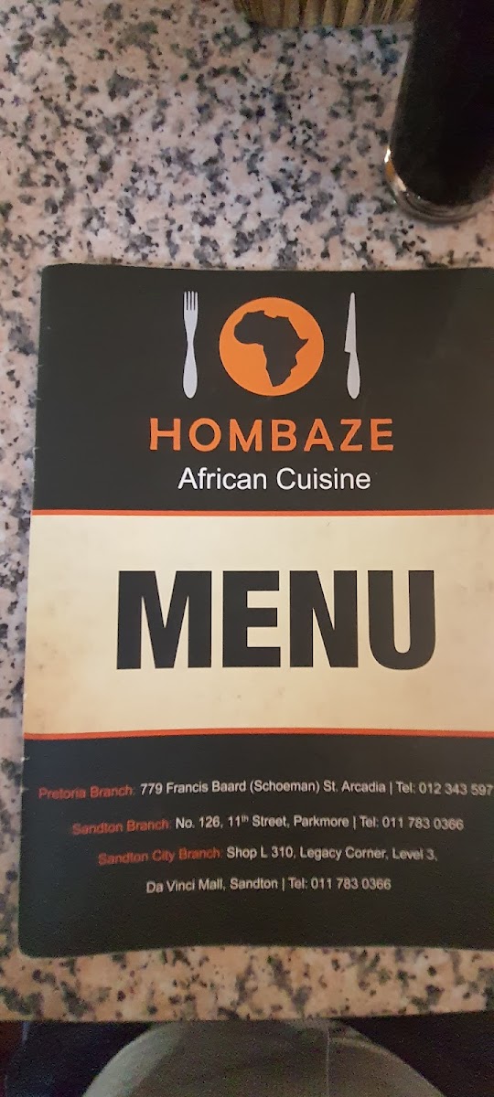 Hombaze African Cuisine Photo Menu 10