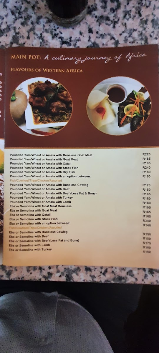 Hombaze African Cuisine Photo Menu 2