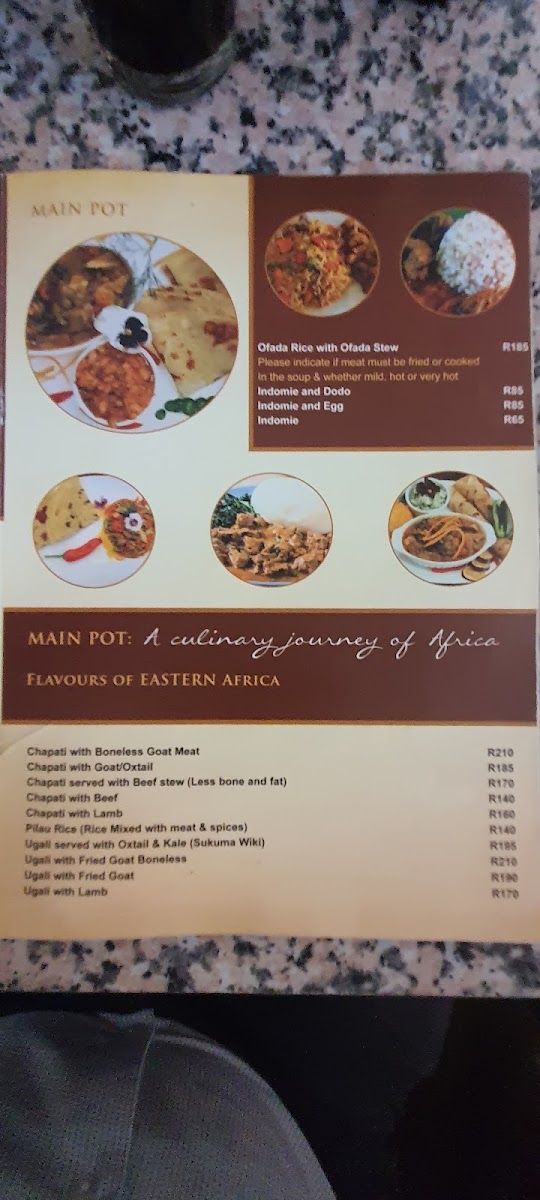 Hombaze African Cuisine Photo Menu 5