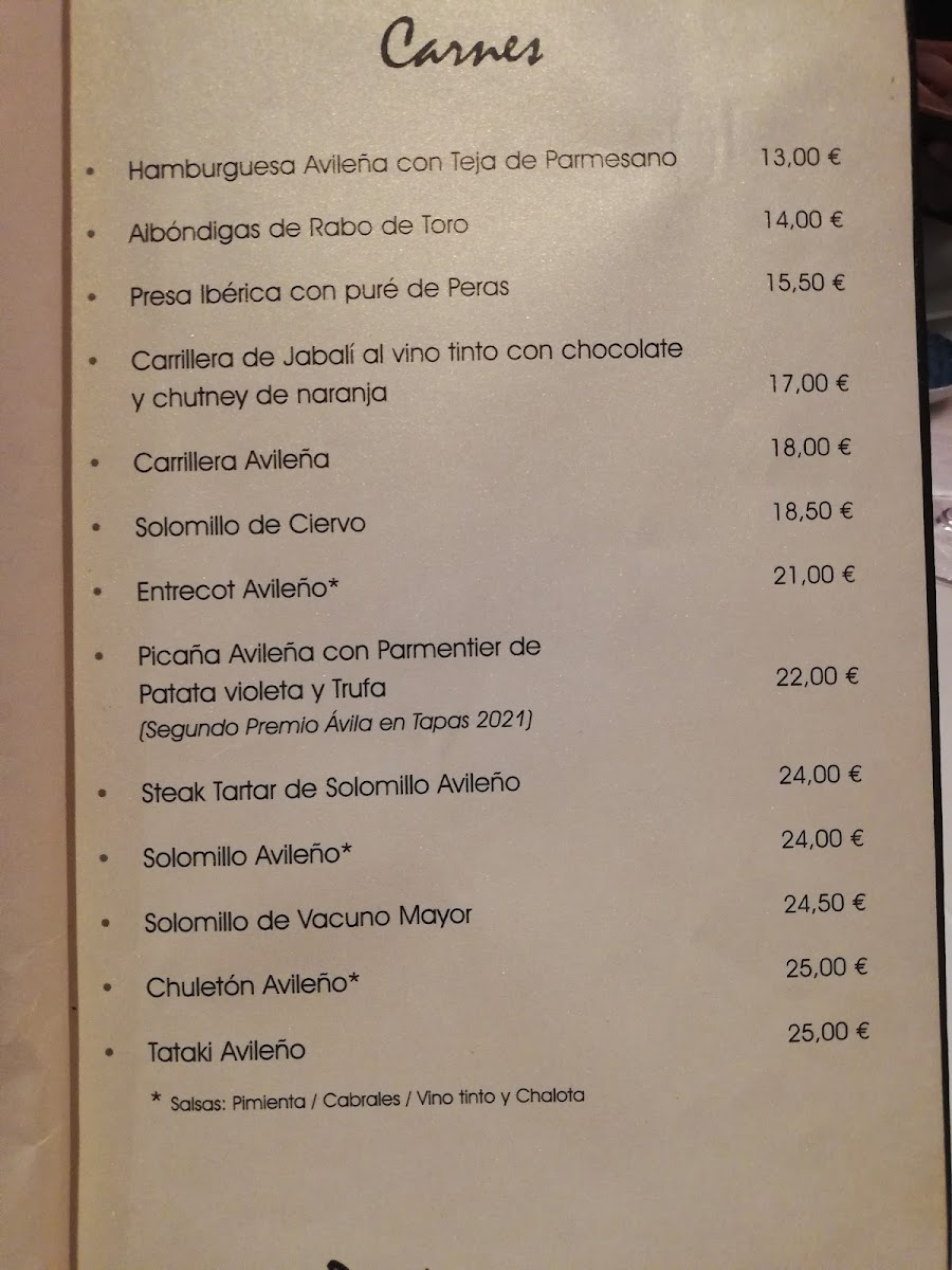 Taberna de los Verdugo Photo Menu 3