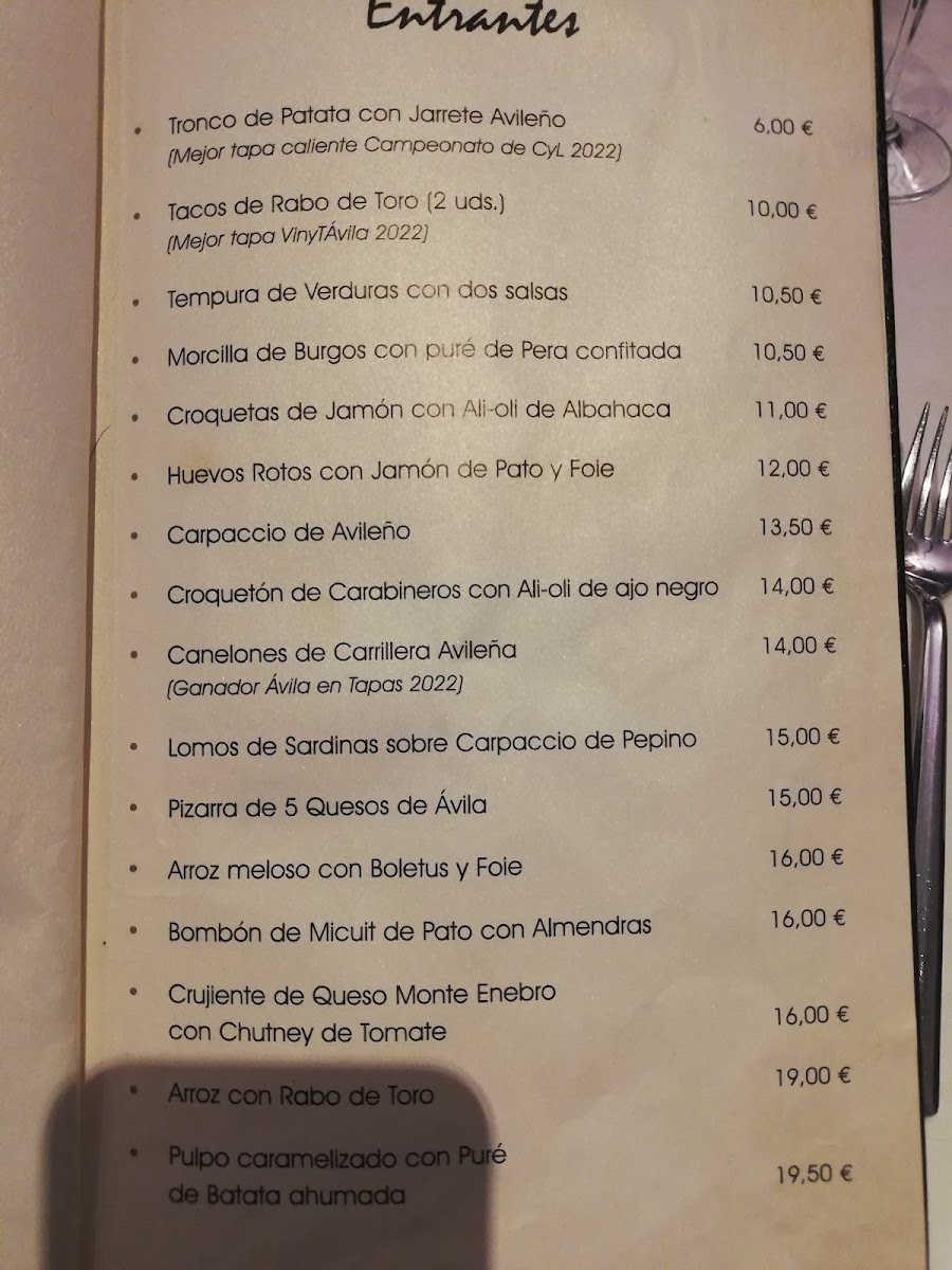 Taberna de los Verdugo Photo Menu 4