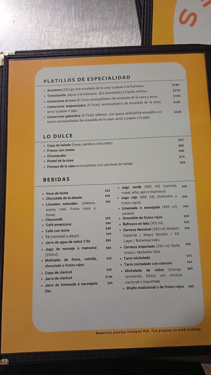 Raíces Restaurante Photo Menu 3