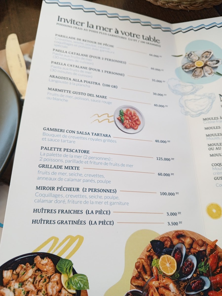 GUSTO DEL MARE Photo Menu 3