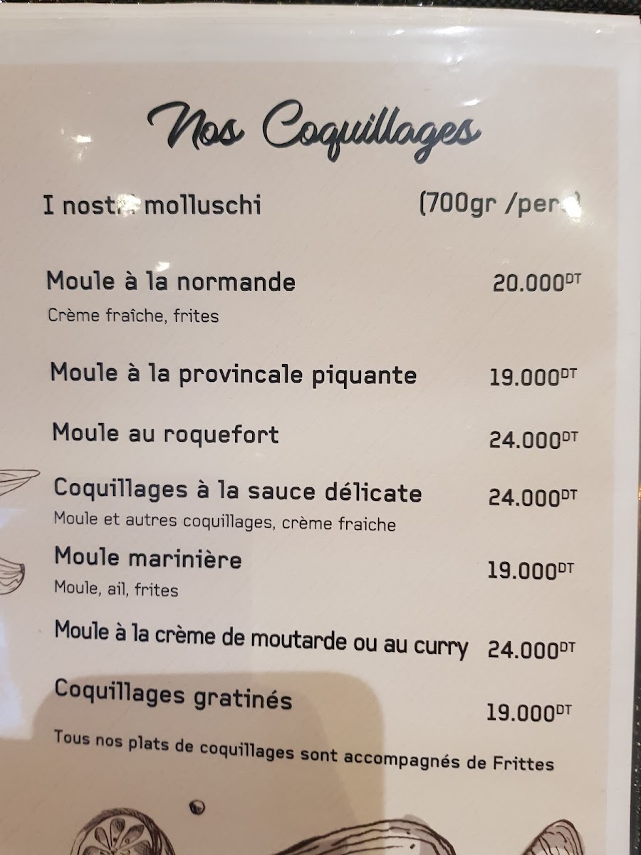 GUSTO DEL MARE Photo Menu 4