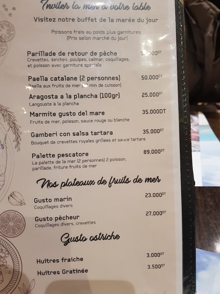 GUSTO DEL MARE Photo Menu 8