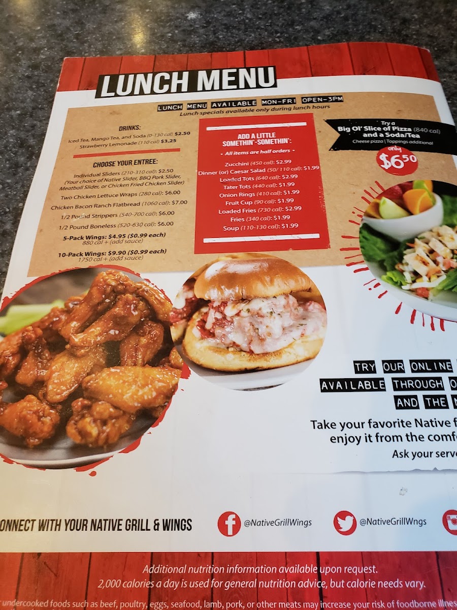 Native Grill & Wings Photo Menu 5