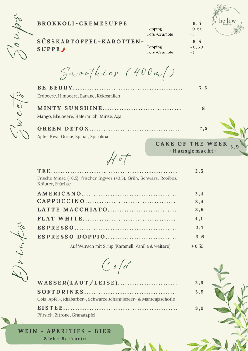 Be low Photo Menu 2