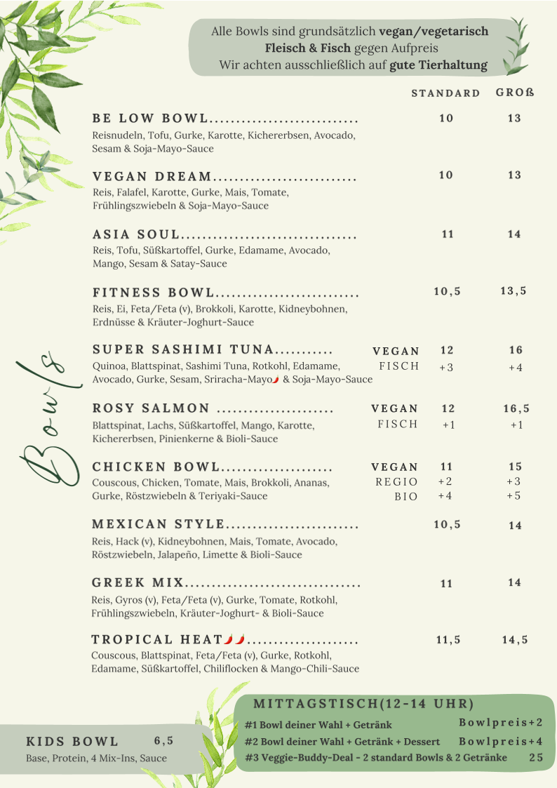 Be low Photo Menu 3