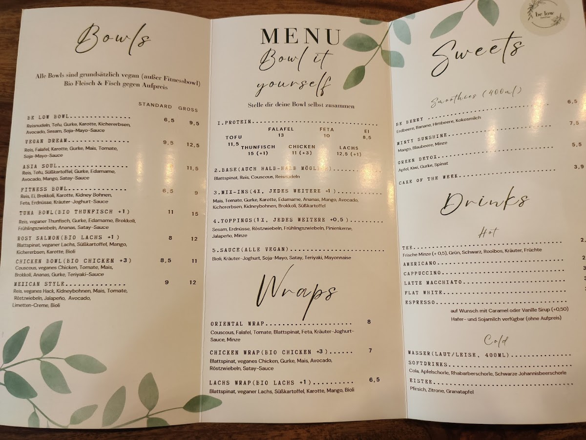 Be low Photo Menu 6