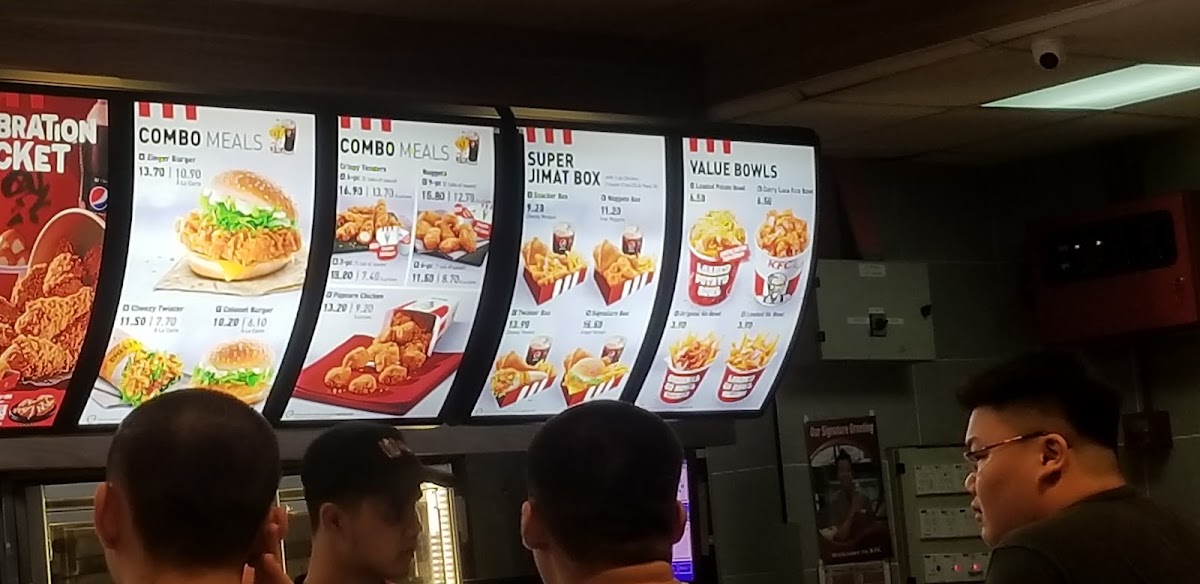 KFC Taman Selera Drive Thru Photo Menu 2