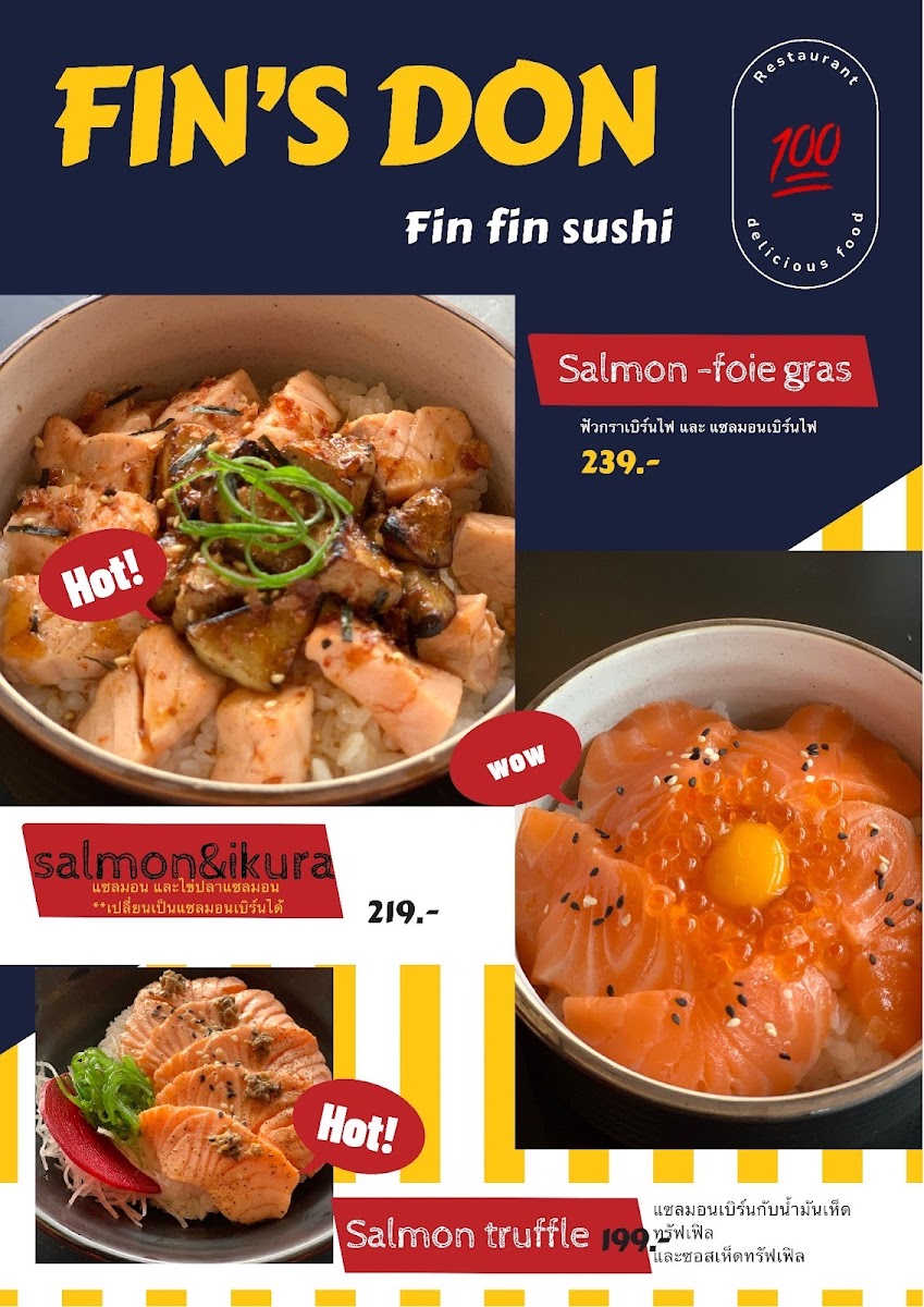 Fin Fin sushi Photo Menu 8