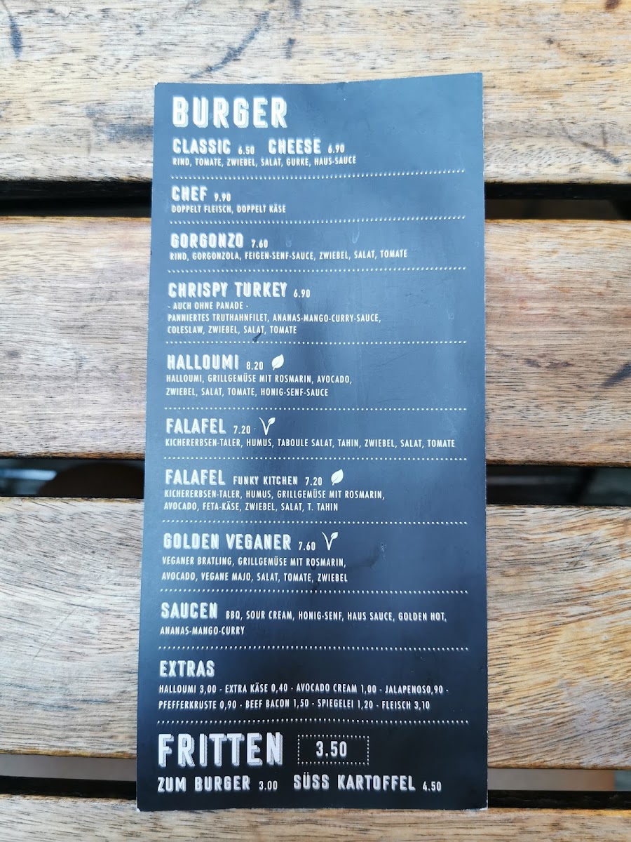 the golden Photo Menu 9