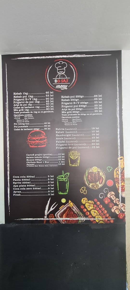 Osaj fast food Photo Menu 3