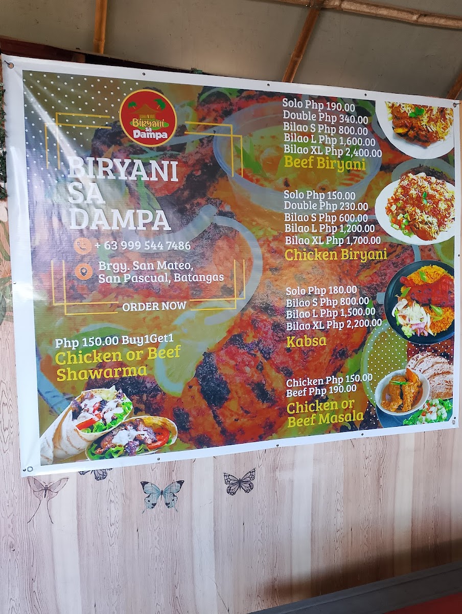 Biryani sa Dampa Photo Menu 3