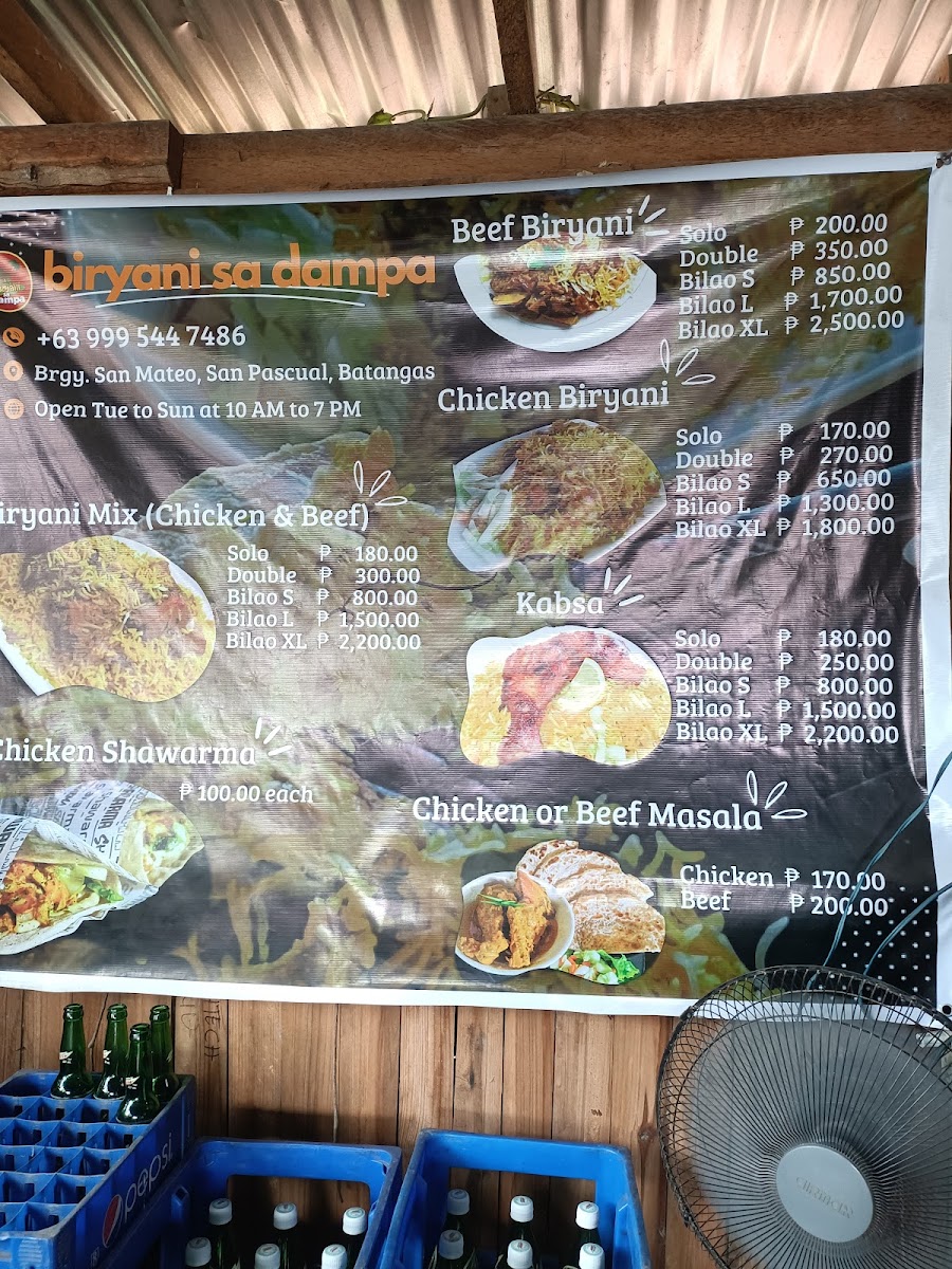 Biryani sa Dampa Photo Menu 4