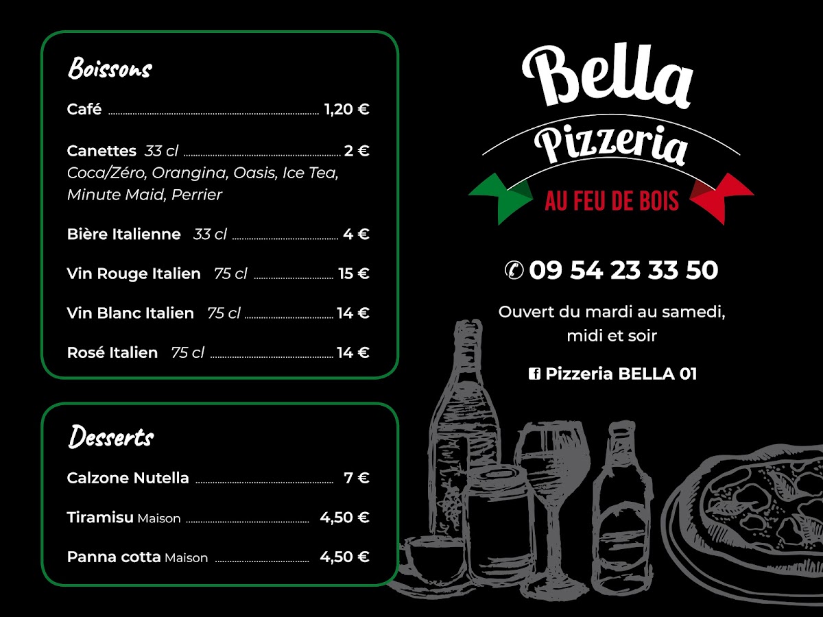 Pizzeria bella Photo Menu 4