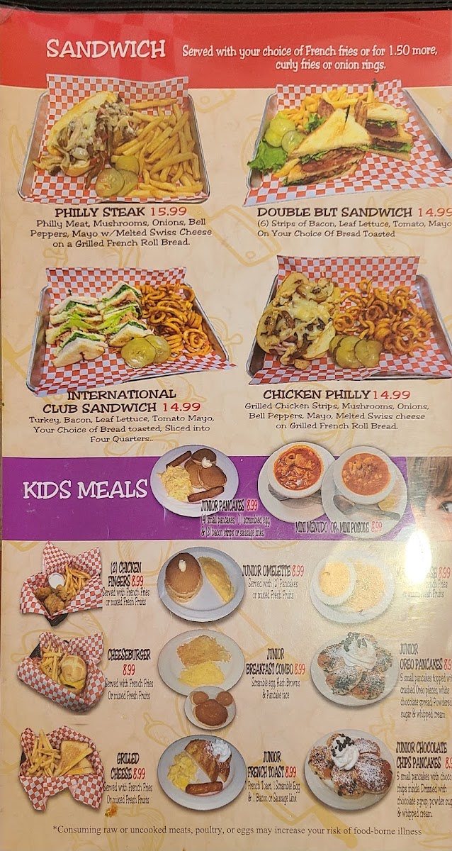 Ely's Breakfast Restaurant & Burgers Photo Menu 1