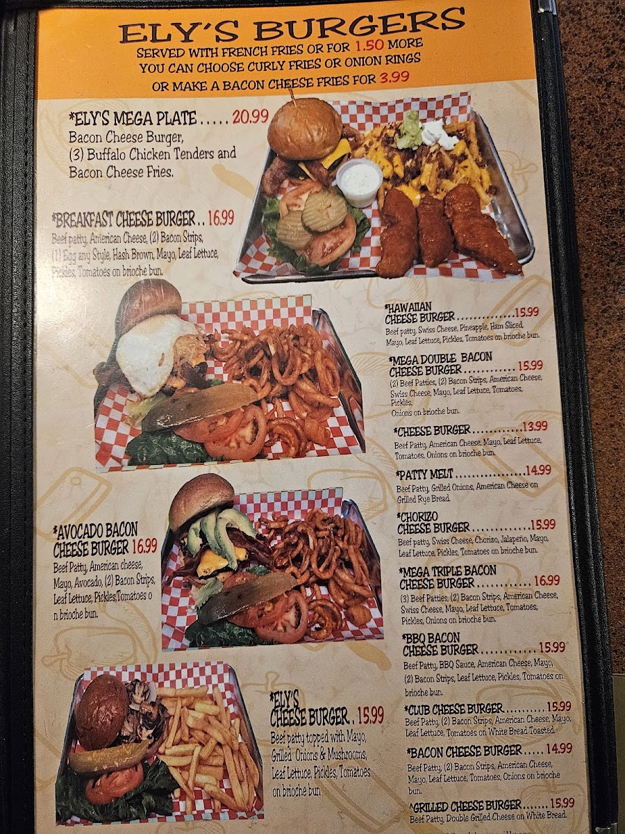 Ely's Breakfast Restaurant & Burgers Photo Menu 7