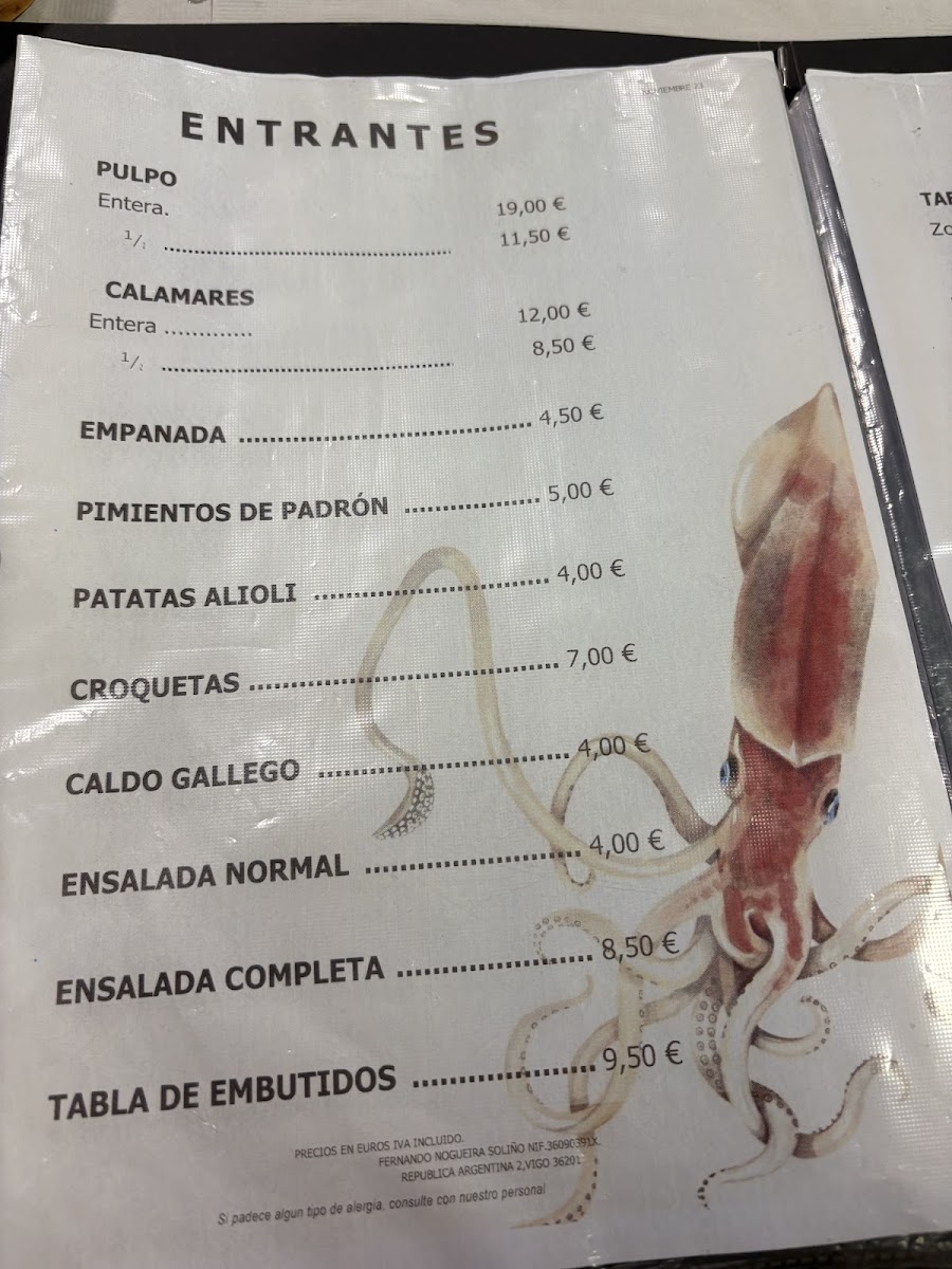 Restaurante Rias Baixas 1 Photo Menu 8