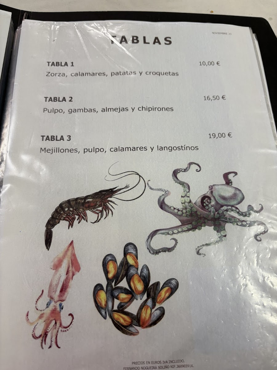Restaurante Rias Baixas 1 Photo Menu 9