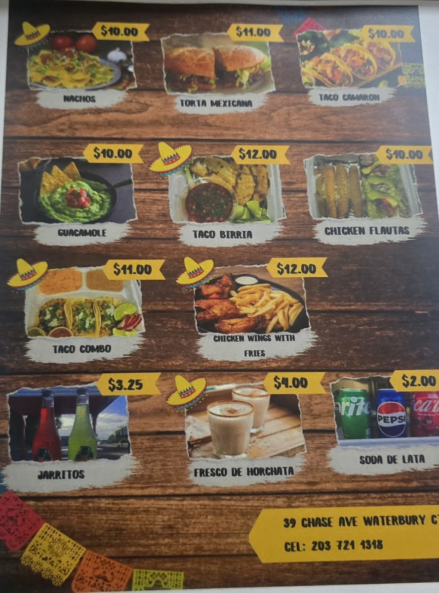 Taqueria Guadalupe Photo Menu 3