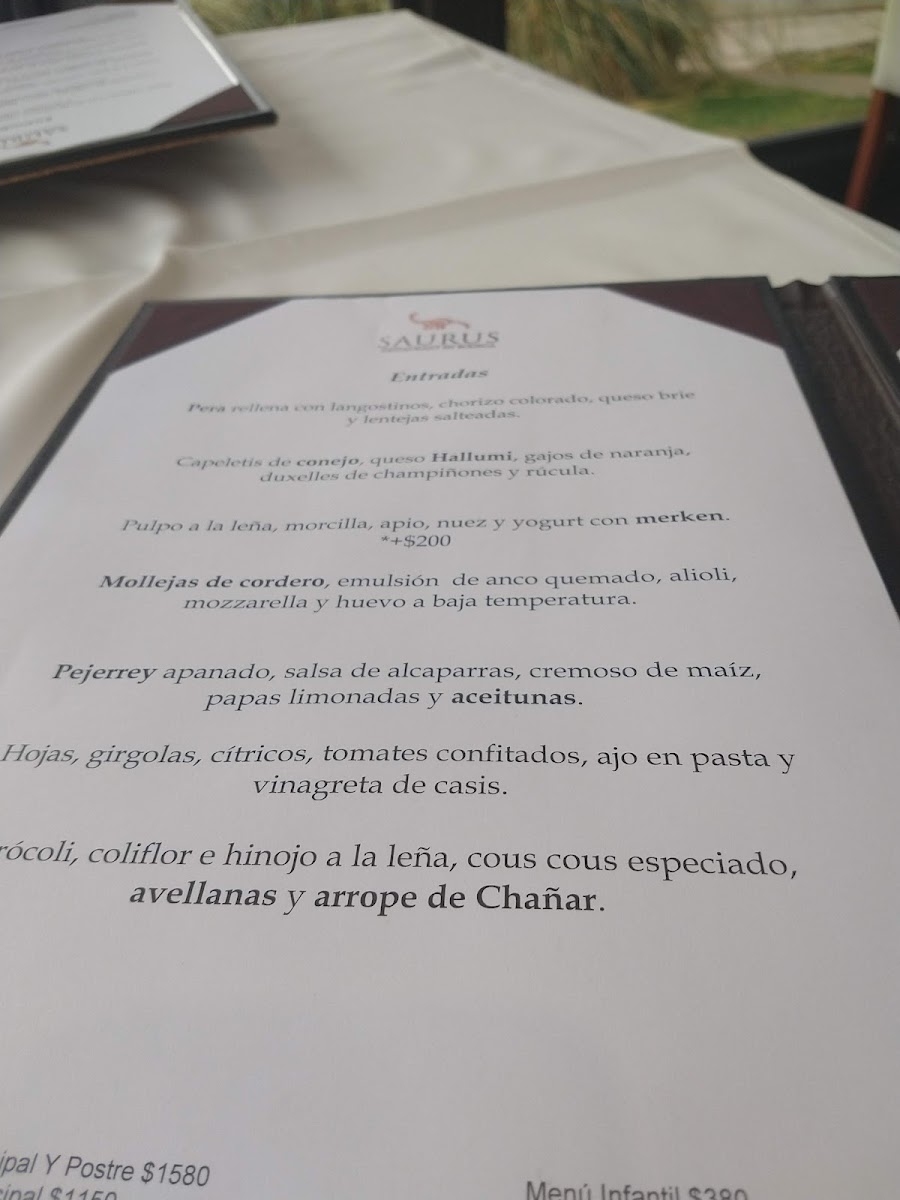 Saurus Restaurante En Bodega Familia Schroeder Photo Menu 10
