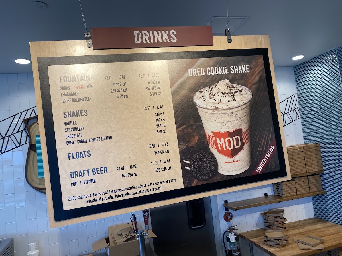 MOD Pizza Photo Menu 1