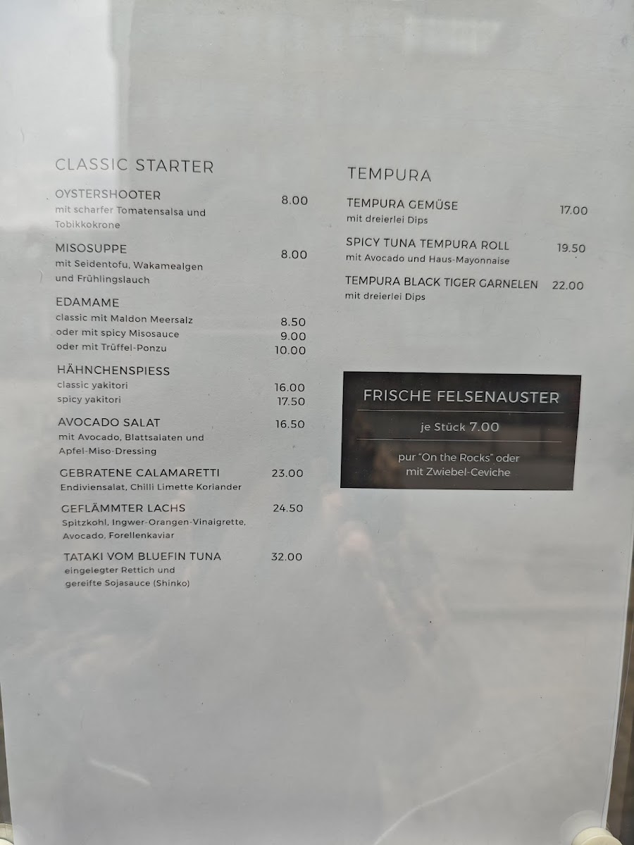 Restaurant Henssler Photo Menu 2