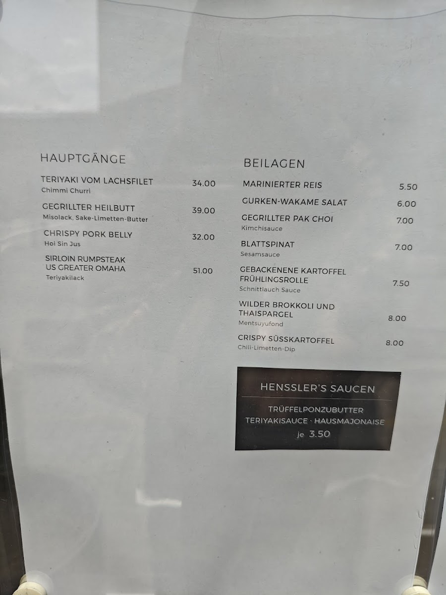 Restaurant Henssler Photo Menu 4
