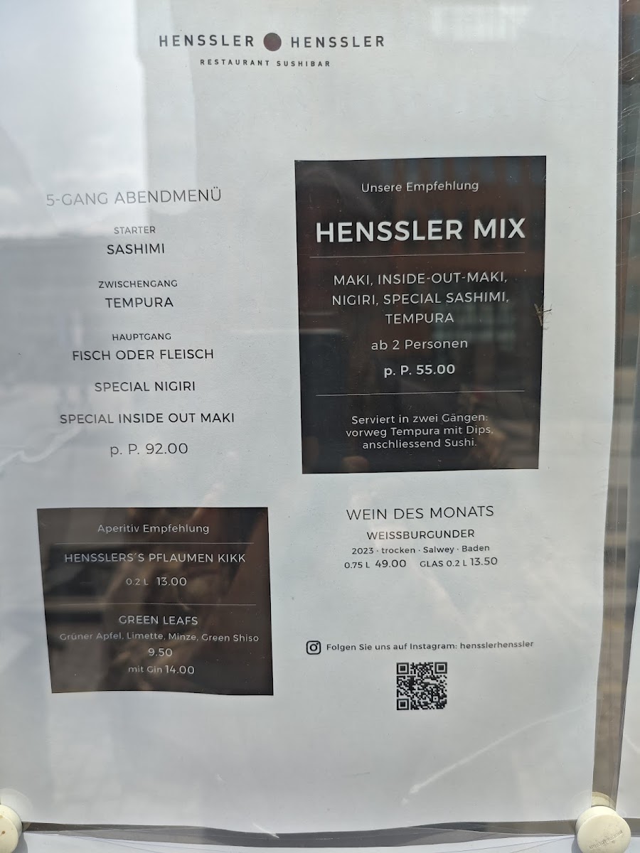 Restaurant Henssler Photo Menu 5