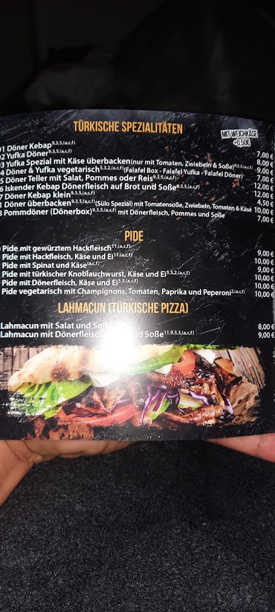 Pasha’s Kebap Haus Rastatt Photo Menu 1