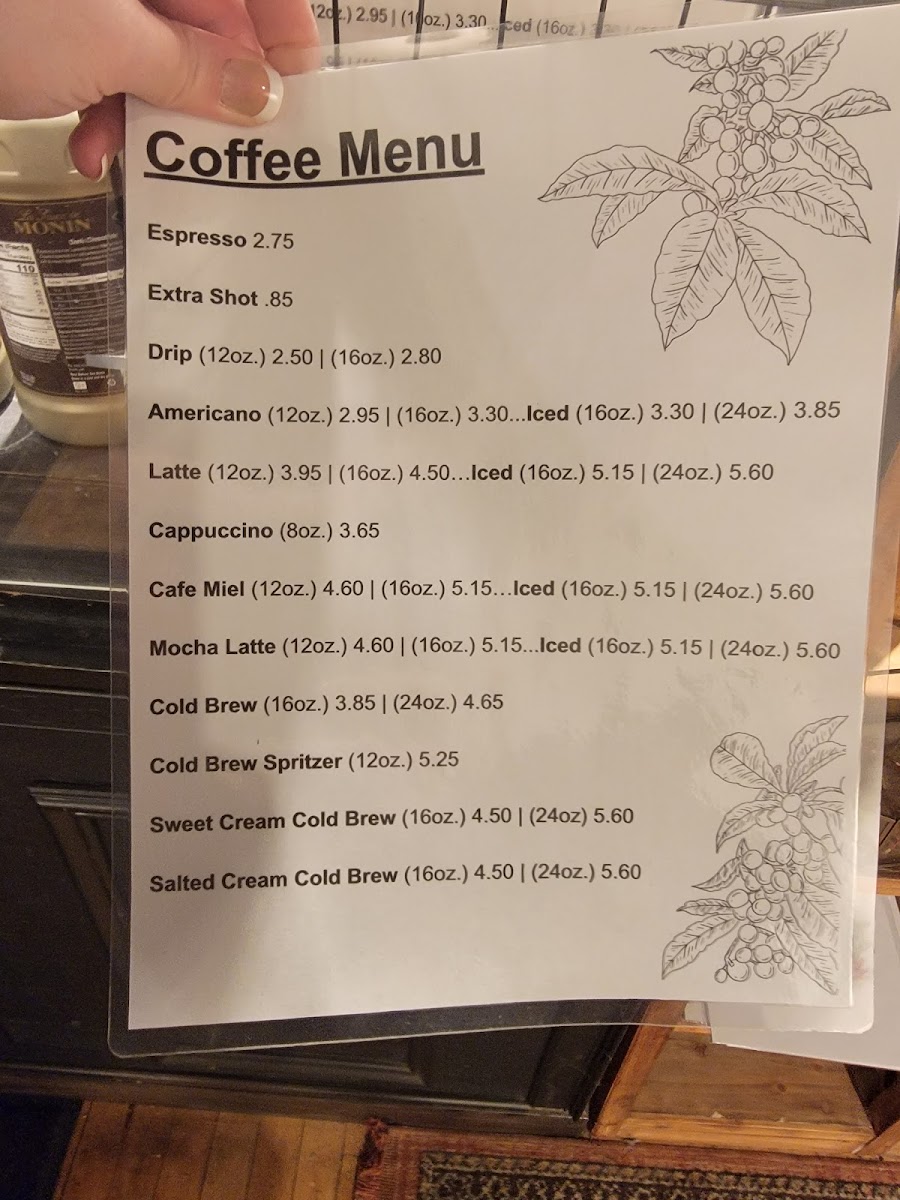 True North Coffee House Photo Menu 2