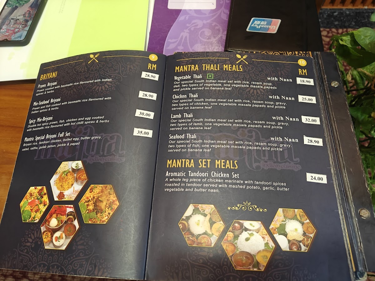 Mantra Indian Cuisine Photo Menu 2